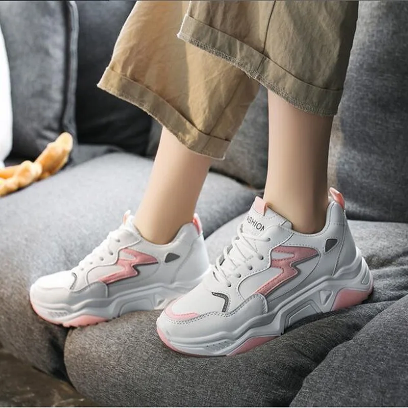 Женские сетчатые кроссовки однотонные черные/фиолетовые/розовые удобная обувь