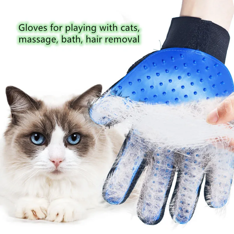 

Dropshipping 2021 Best Selling Products Dog Combing Glove Pet Grooming Glove Pet Hair Clean Tool Dog Glove Brush Cat Supplies