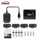 Автомобильная система контроля давления в шинах TPMS для Android-навигации с 4 внутренними датчиками