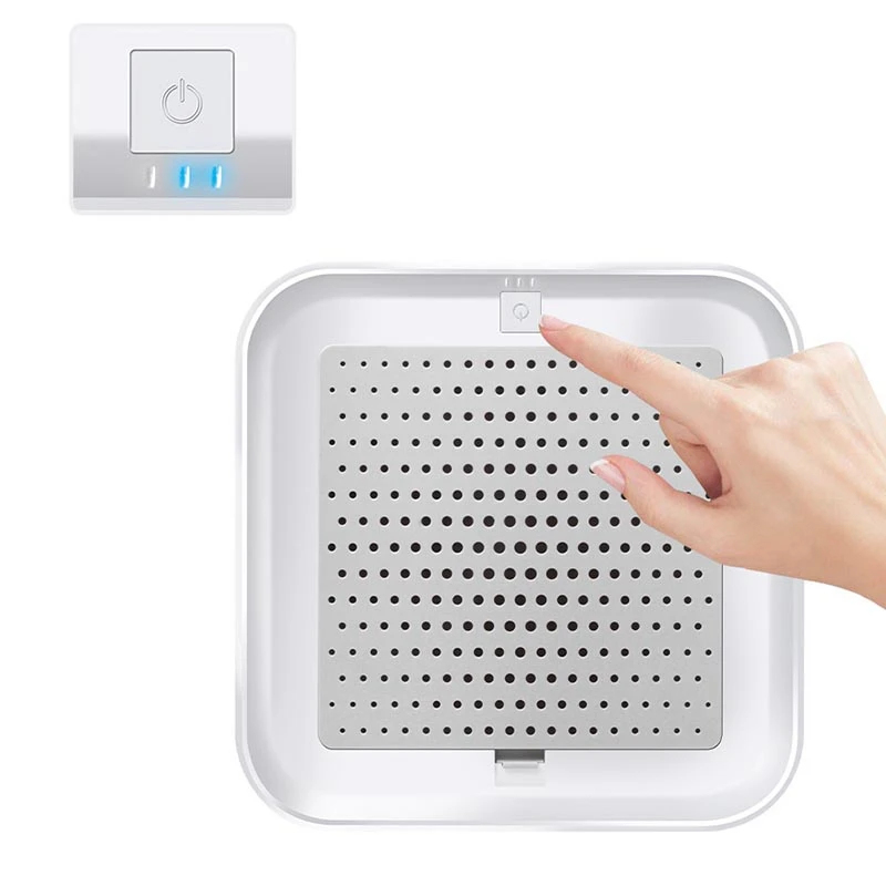 

USB Charging Negative Ion Air Purifier with Filter Quiet Personal Desktop Ionizer Air Cleaner ,LT25 Double Layer Filter