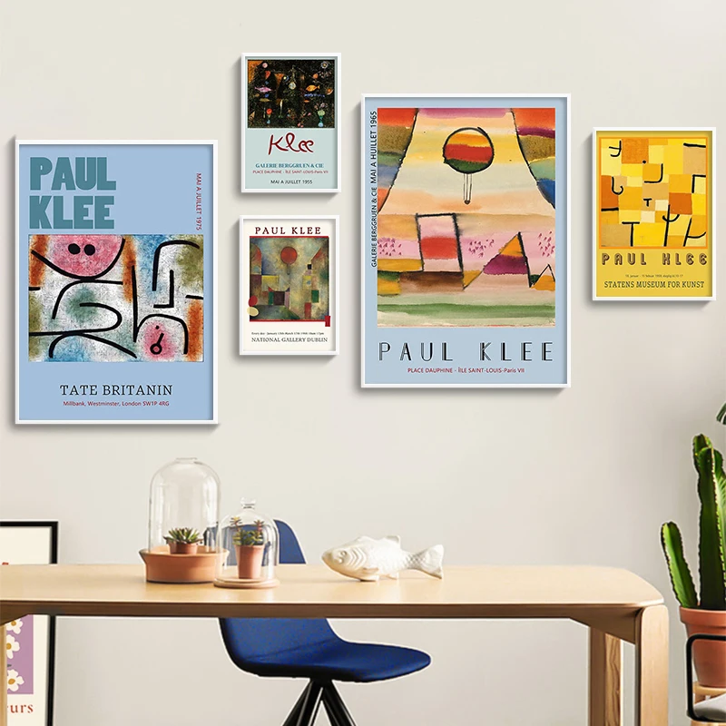 

Abstract Paul Klee Classic Artwork Canvas Painting Minimalist Picture Nordic Poster Wall Art Print Living Room Modern Home Decor