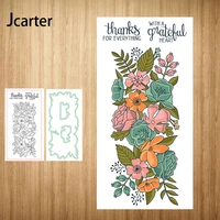 2021 new design flowers leaves metal cutting dies and clear stamps craft stencil scrapbooking album paper make template decor