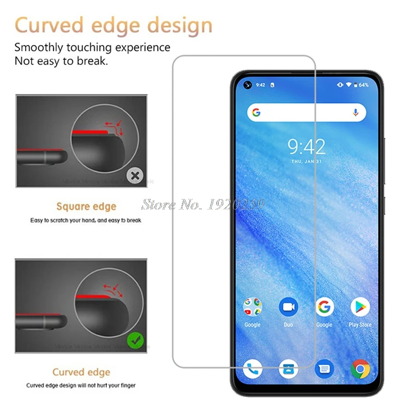 Закаленное стекло для UMIDIGI A7s A7 A9 S5 Pro Max Bison GT F1 F2 Power 3 A3s A3x Защитная пленка экрана