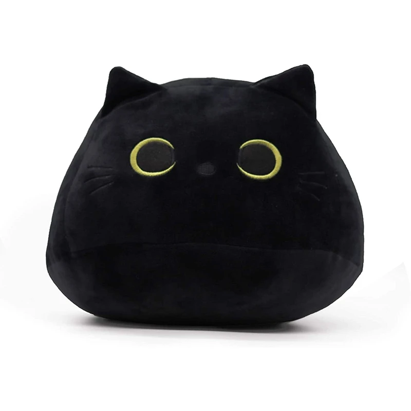 

Black Cat Plush Toy, Black Cat Pillow, Durable Soft Plush Doll, Cat Plush Cat Pillow, Cat-Shaped Pillow, Sofa Pillow