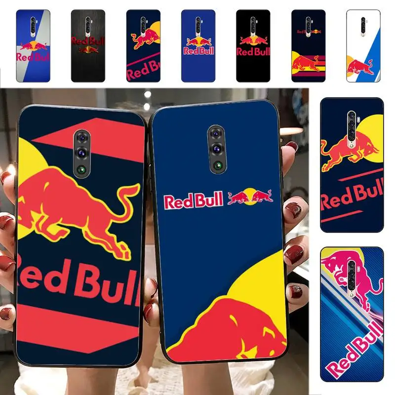 RED Energy drink Bull brand чехол для телефона Vivo Y91C Y11 17 19 67 81 Oppo A9 2020 Realme c3 | Мобильные телефоны