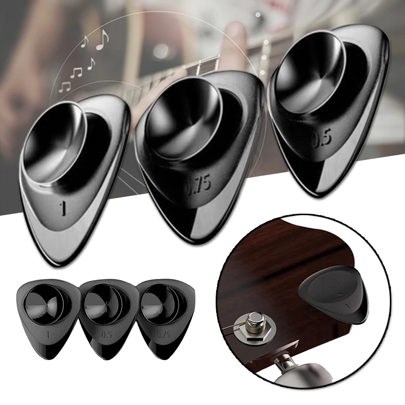 

New Guitar Picks 3 Different Thickness with Adsorption Function Anti Slip Guitar Pick Plectrums For Bass Electric Guitars N66