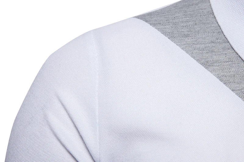 

Thin Section Contrast Color POLO Shirt Collar Short Sleeve T-shirt Tide Male Business Casual Summer Coat Polo Shirt Men
