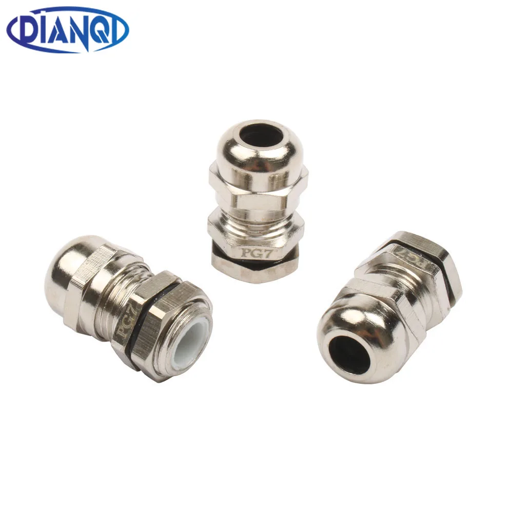 

1Pc 2Pcs 3Pcs 5Pcs 10Pcs PG7 3.0-6.5mm Waterproof Connector Cable Gland