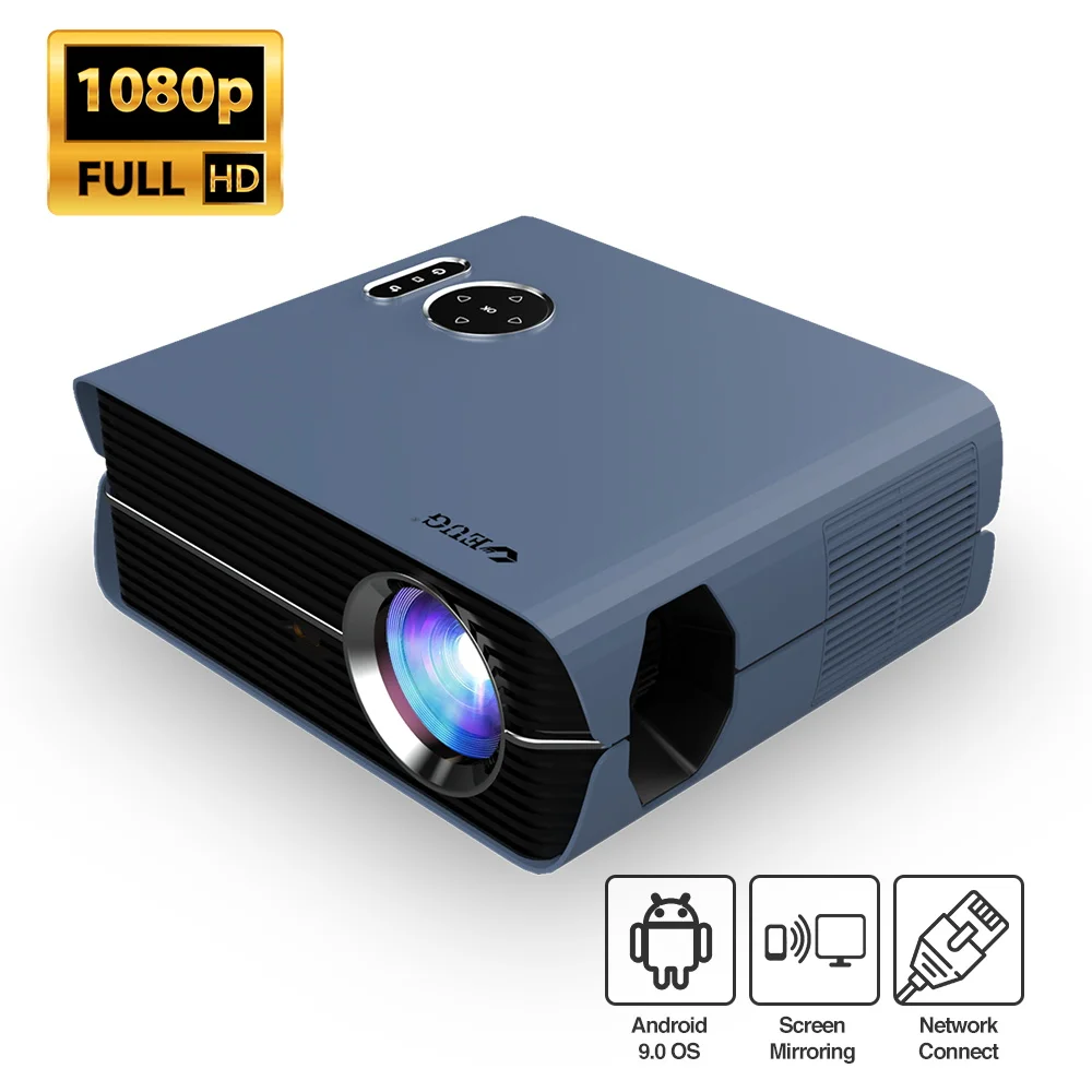 Домашний проектор Beamer Full Hd 1080 P Android Bluetooth Wifi 800DAB Бесплатная доставка светодиодный