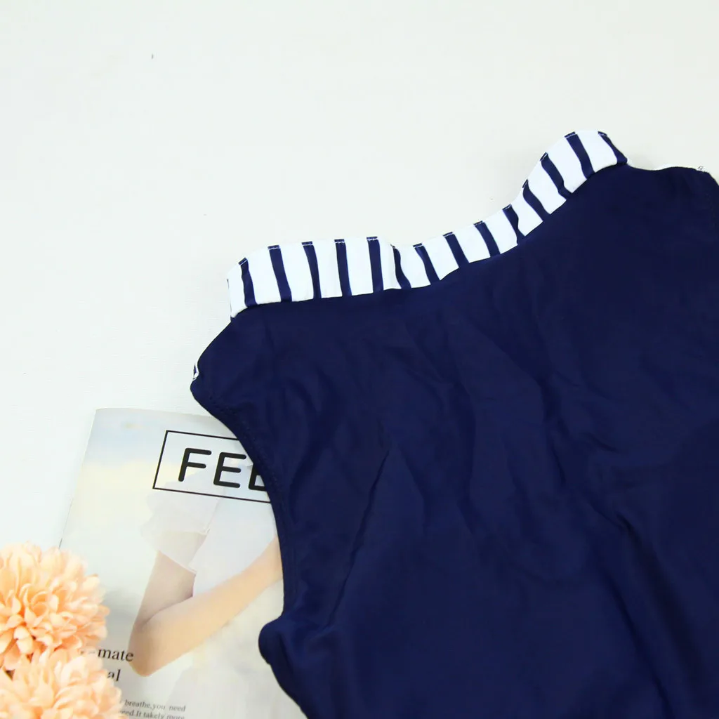 

Sexy Deep V Neck Swimwear Striped Print Women Summer One Piece Swimsuit Zipper Monokini Beach Wear Bathing Suit Ropa Mujer