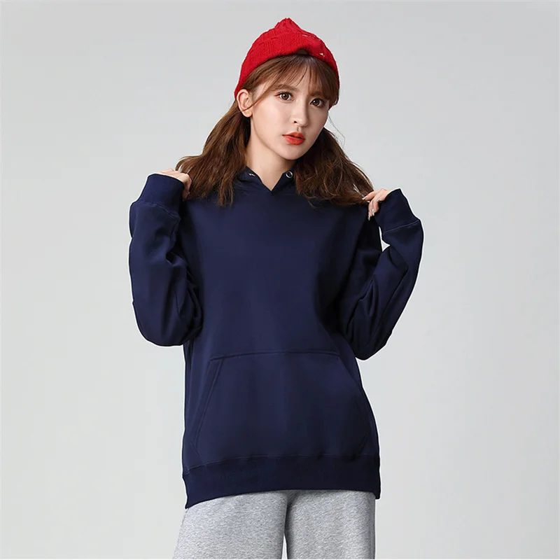 

2021 New Sweatshirt Women Spring Autumn White Red Gray 10 Color Casual Top Korean Plus Size Loose Couples Fashion Hoodies GH348