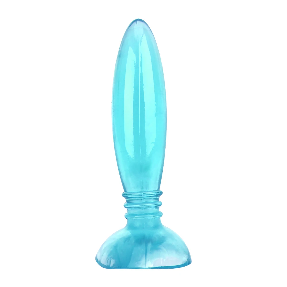 OLO Anal Dildo Masturbation Sex Toys for Men Women Real Skin Feeling Prostate Massager Butt Plug Beginner Jelly | Красота и здоровье