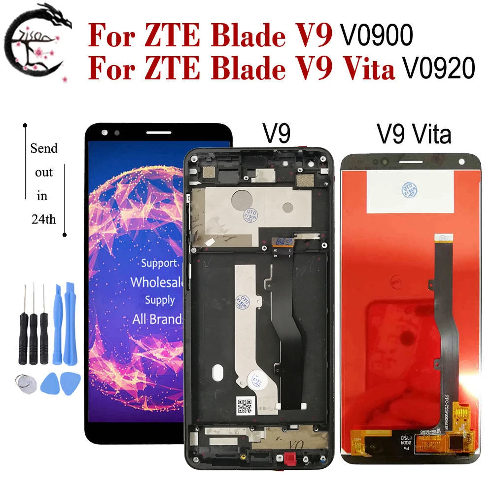 ЖК-дисплей для ZTE Blade V9 V0900 ЖК-дисплей V9 vita V0920 ЖК-экран сенсорный дигитайзер сборка Замена V9 дисплей V9vita экран