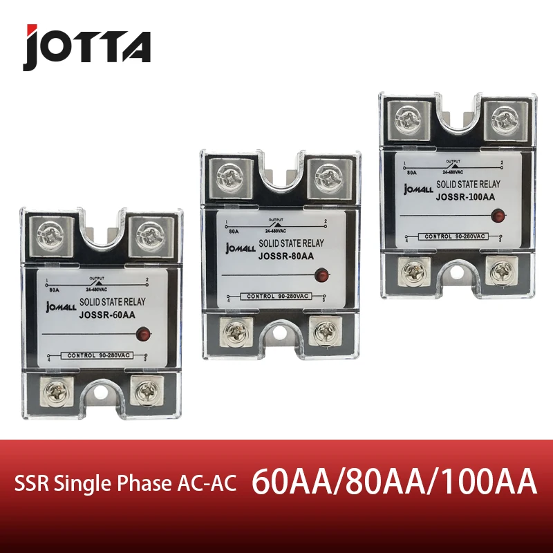 SSR-60AA/80AA/100AA/120AA AC управление SSR Однофазное твердотельное реле AC