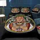 Комплект постельного белья Ayahuasca DMT из 3 предметов, с простыней и пододеяльником