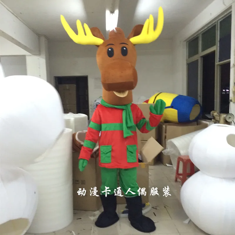 Dear Mascot Costume Cute Suit Role Playing Party Costume Furry Suits Someone Inside Cartoon Props