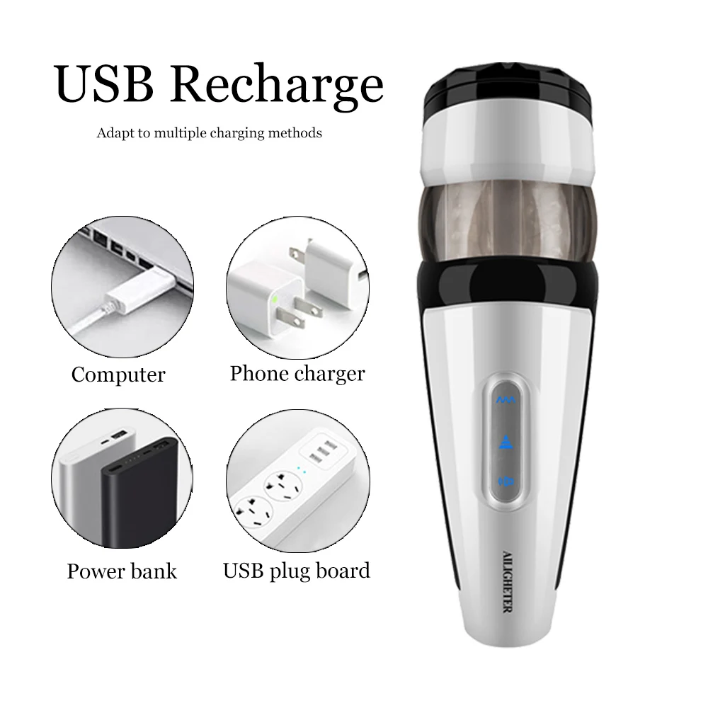 Мужской мастурбатор для мужчин автоматическая телескопическая ротация