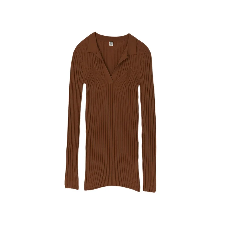 

2020 Spring/Summer V-neck Slim Sleeve Sweater Women