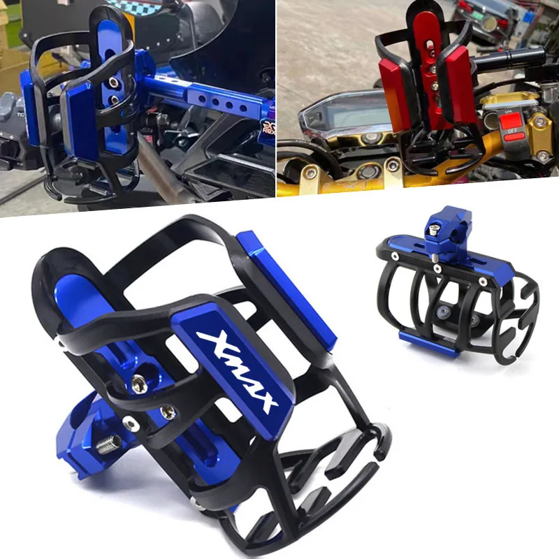 

Для YAMAHA XMAX125 250 300 400 xmax универсальная мотоциклетная чашка CNC держатели для кофе Подставка для бутылки с водой подставка для чашки для напитко...