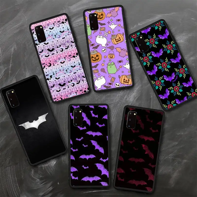 

Goth Vampire Bat Gothic Grunge Phone Case for Samsung A71 A80 A91 A01 A02 A11 A12 A21 A21S A31 soft cover shell
