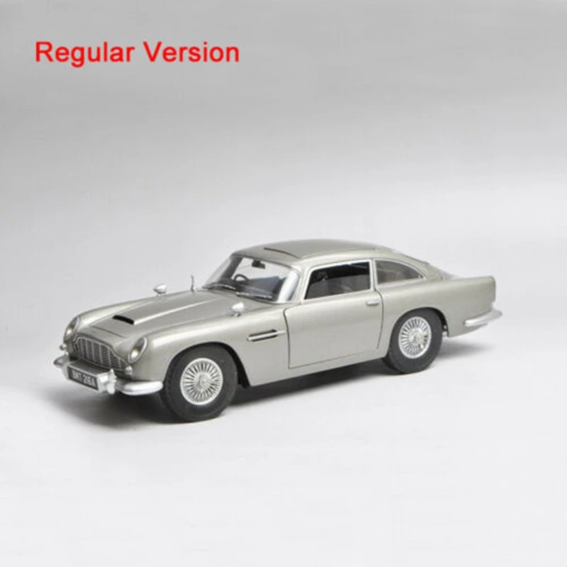 

1:18 Diecast Alloy Metal Vehicles Aston Martin 007 DB5 Car Model Collectible Gifts Souvenir Toys