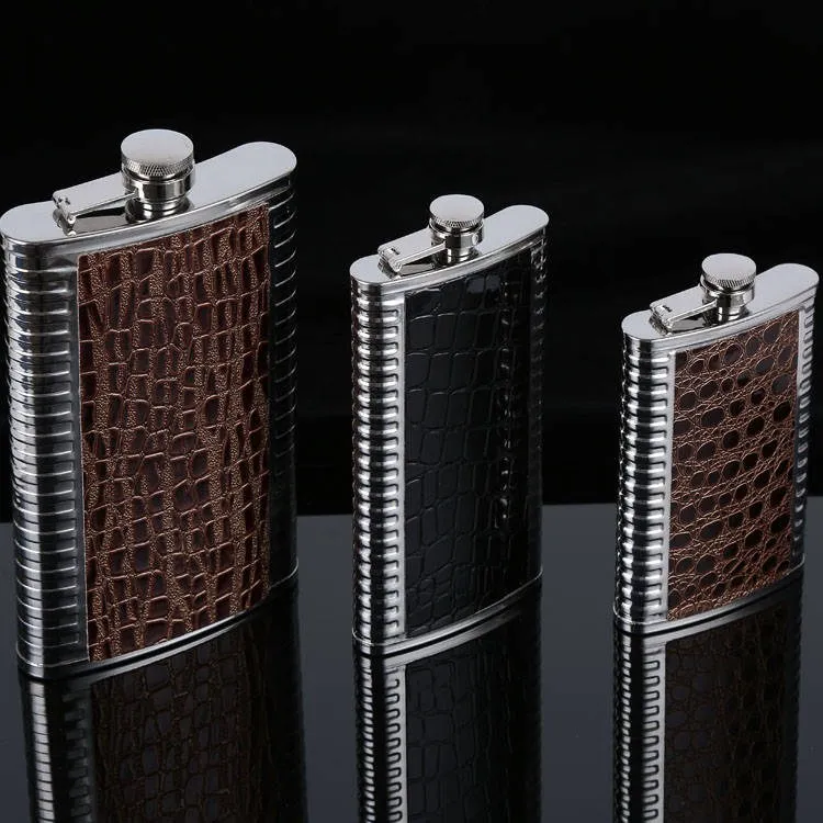 

Роскошная мини-фляга из нержавеющей стали, уличная портативная фляжка, модная практичная плоская фляжка для кухни, столовой, бара, DI50JH