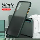 Матовый чехол с рамкой для huawei p30 pro p20 light p smart Z y9s y9 y6 y5 y7 prime 2019 honor 10 lite 10i 8s 8x 8a 20 20s