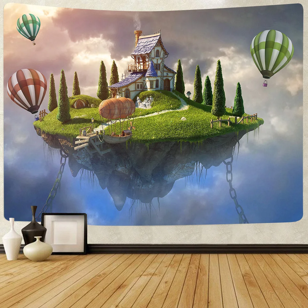 

Meditation Tapestry Mandala Bohemian Yoga Chakra Art Wall Hanging Tapestries for Living Room Home Decor Banner