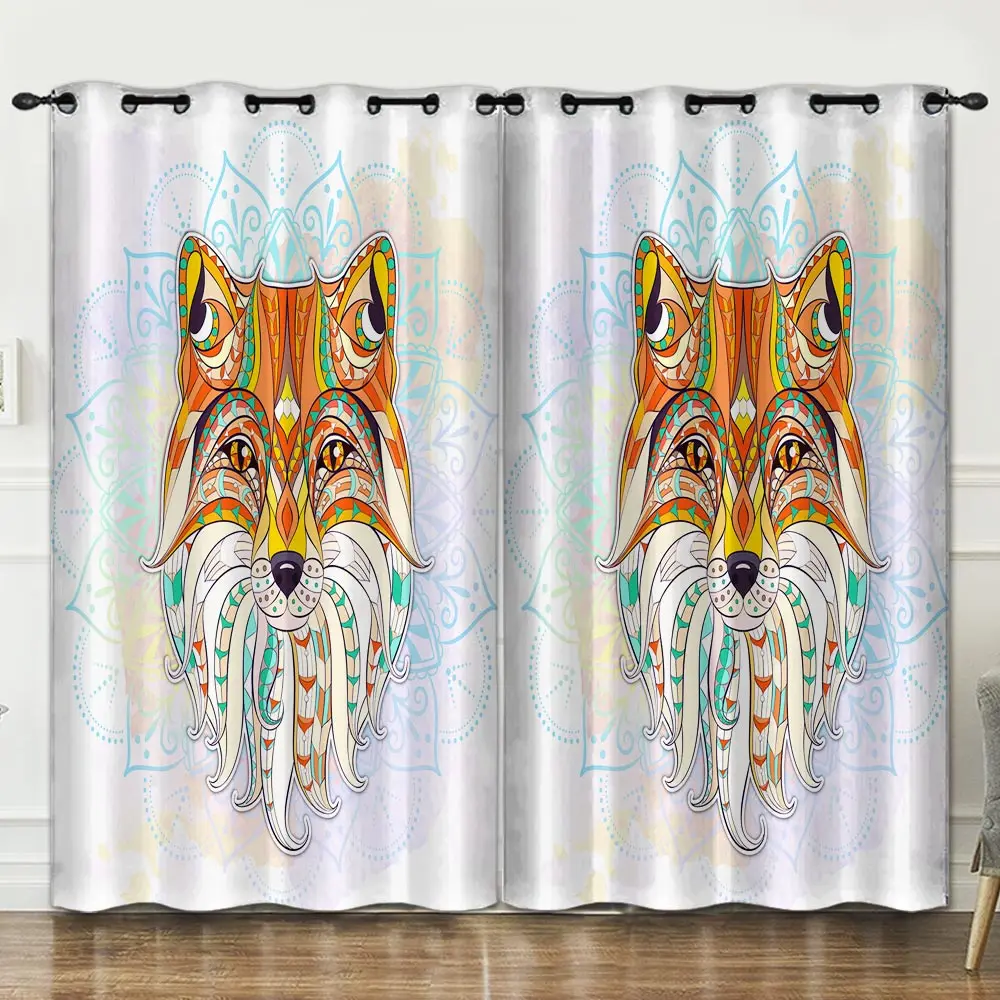 

animal skin pattern perforated bedroom living room decoration curtain background decoration cloth pink curtains luxury curtains