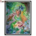 Новый DIY 5D алмазов картина Полный Круглый квадратный цветочный сказочные, крест-накрест с вышивкой крестиком со стразами фотографии Стразы домашний декор