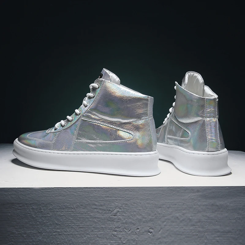 IGxx высокая обувь скейтборд со шнуровкой кожаные шикарные мужские кроссовки