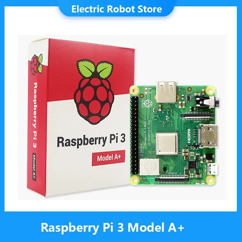 Raspberry Pi 3 Модель A + (A Plus) 1 4 ГГц 64-разрядный четырехъядерный процессор ARM Cortex-A53 512 Мб