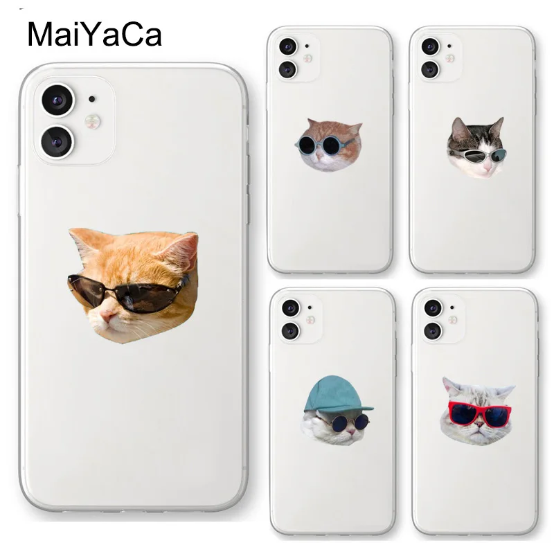 Прозрачный чехол-накладка для iPhone 13 XR X XS Max 12 mini 11 Pro SE 2020 6S 7 8 Plus с изображением