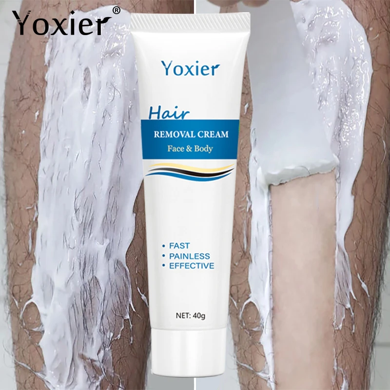 

Yoxier Painless Hair Removal Cream Arm Leg Underarms Face Bikini Line Full Body Repair Gentle Non-Irritating Skin Care Dropship
