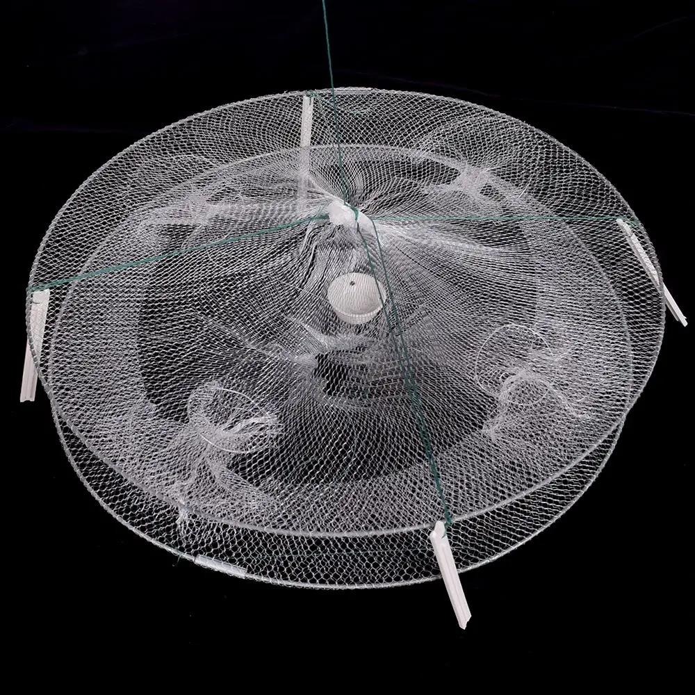Сеть рыболовная круглая Автоматическая ловушка для раков креветок Карпов 5