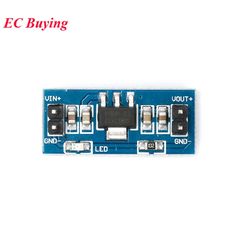5 шт./лот AMS1117 LM1117 DC-DC понижающий модуль питания для Arduino Raspberry pi DC 1 2 V 8 3 5V - купить по