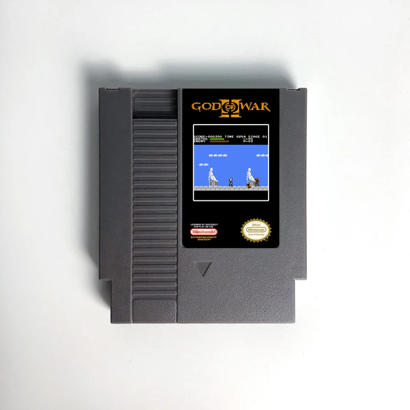 

God Of War II - Game Cartridge For NES Console 72 Pins