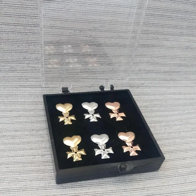 Сережки для сережек сережки-подтяжки сердца подходят всех набор золотого и