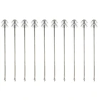 10 шт. двухслойный зонт из нержавеющей стали наживка Каракатица Осьминог рыболовные крючки для джиггинга аксессуары