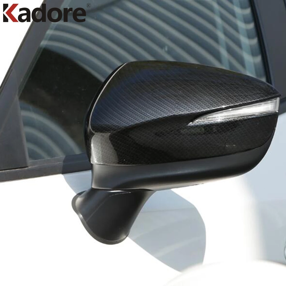 Боковая крышка зеркала заднего вида для Mazda хромированная из углеродного волокна