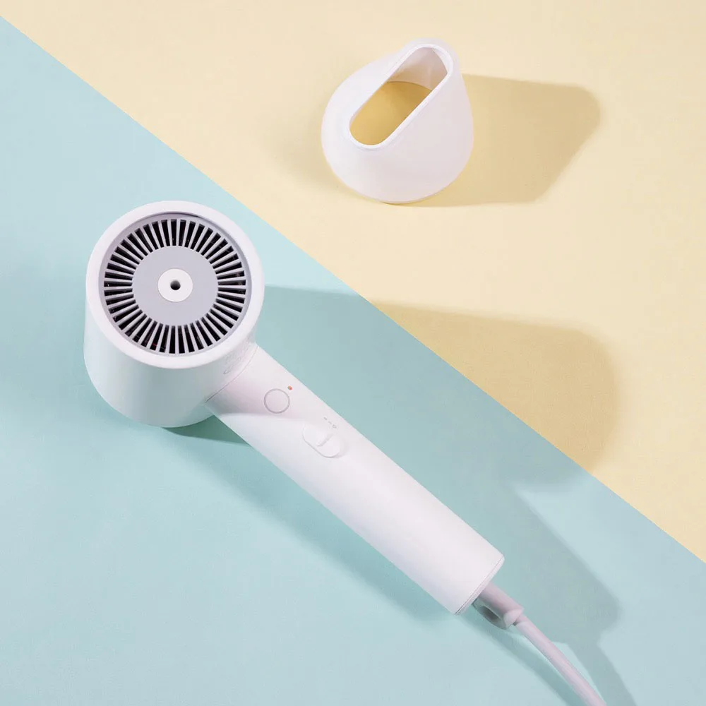 Цена Фен Xiaomi Mijia H300 с анионами, 1600 Вт, портативный диффузор, Новый Уход за волосами с отрицательными ионами, быстрая сушка для домашнего использов...