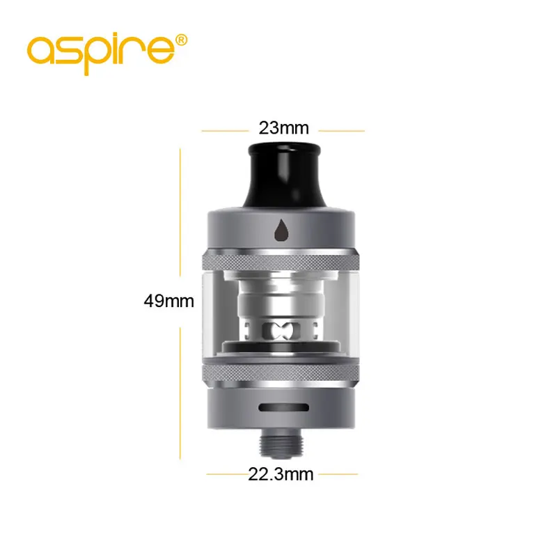 Aspire Tigon бак 2 мл емкость 510 резьба 0.4ом и 1.2ом Ni80 vape катушки атомайзер для