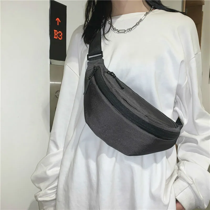

Sports Waist Bag women Fashion women's Messenger Bag Casual Versatile Nylon Waterproof Chest Bag lady Multifunctional Bag