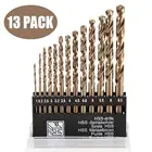 Набор спиральных сверл 13 шт.комплект, посылка 1,5-6,5 мм