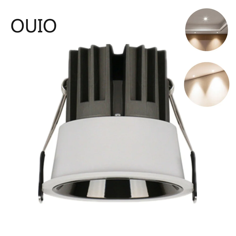 

Recessed Anti-glare LED Downlights 7W/10W AC85~265V For Home Living Room Bedroom Lighting Narrow Round COB Ceiling Spot Lamp