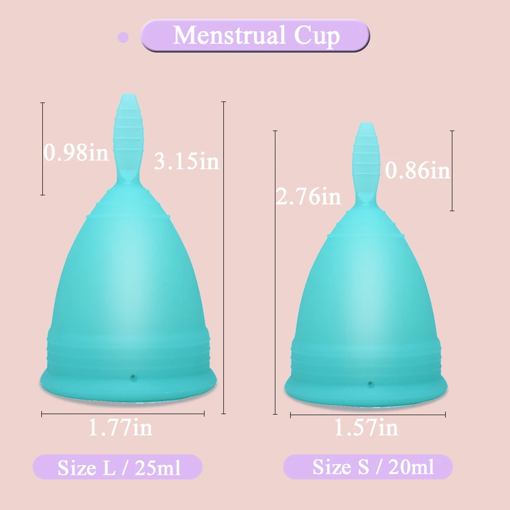 Многоразовый коллектор Менструальный медицинский период Чашка мягкая