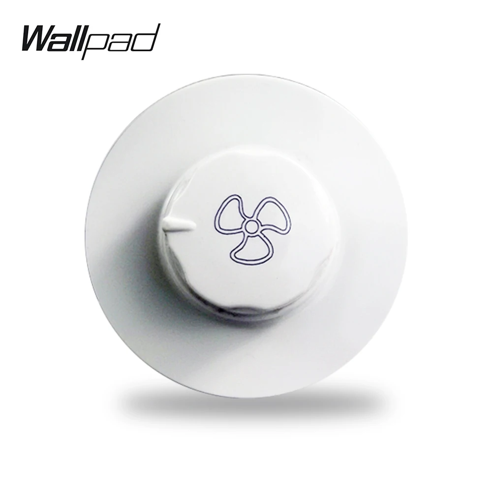 Wallpad L6 5 цветов регулятор скорости вентилятора Переключатель 450 Вт яркости