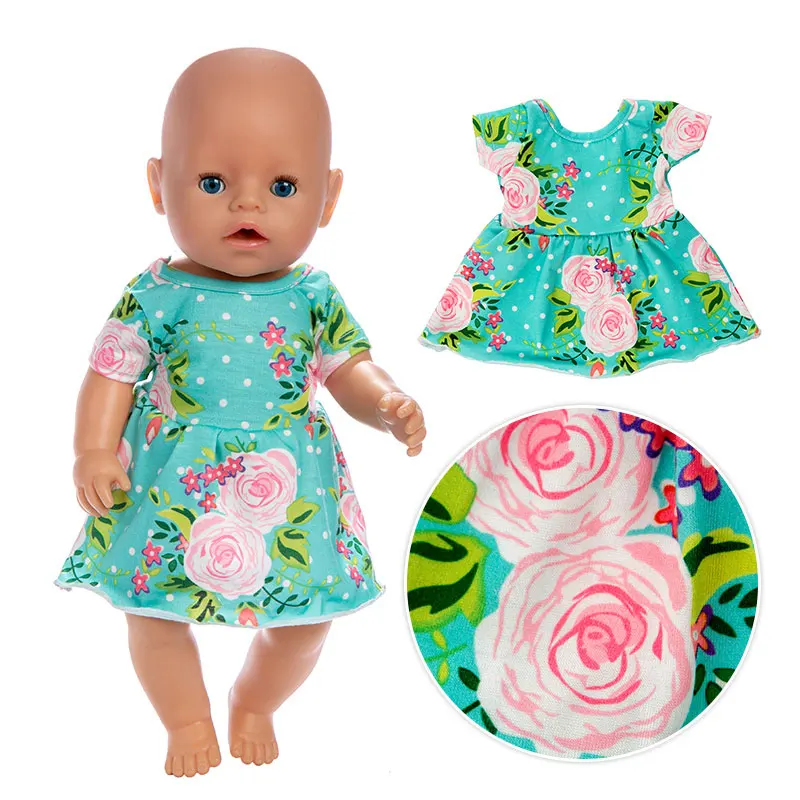 Модное платье для 43 см; Zapf Baby Doll; 17 дюймов; куклы для новорожденных; Одежда и аксессуары