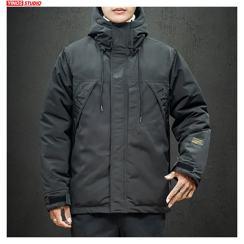 Прямая поставка зимние теплые хлопковые пальто 2019 мужская верхняя одежда