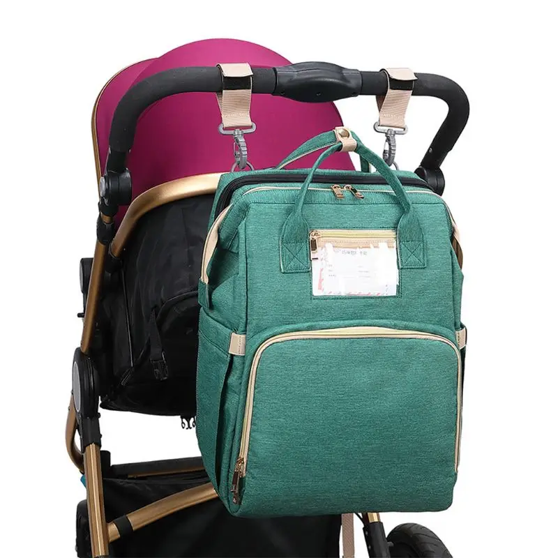 

Diaper Bag Moms and Dads Backpack Multifunctional Baby Bed Bags Maternity Nursing Handbag Stroller Bag Drop Ship